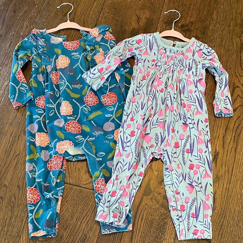 Tea Collection Bundle of two rompers